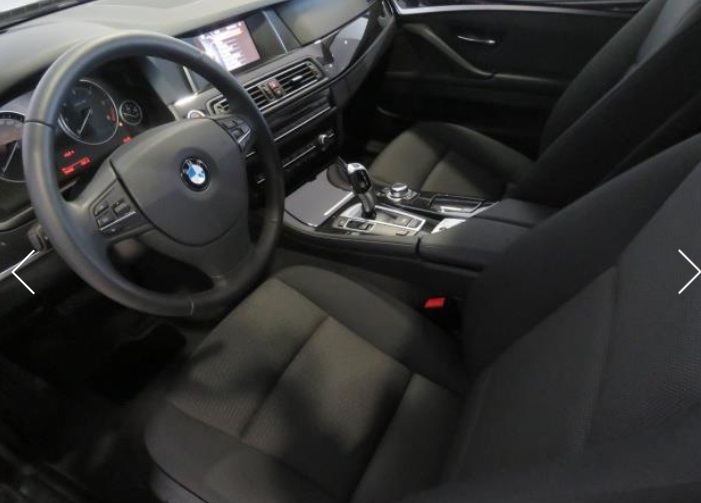 Left hand drive car BMW 5 SERIES (01/02/2015) - 